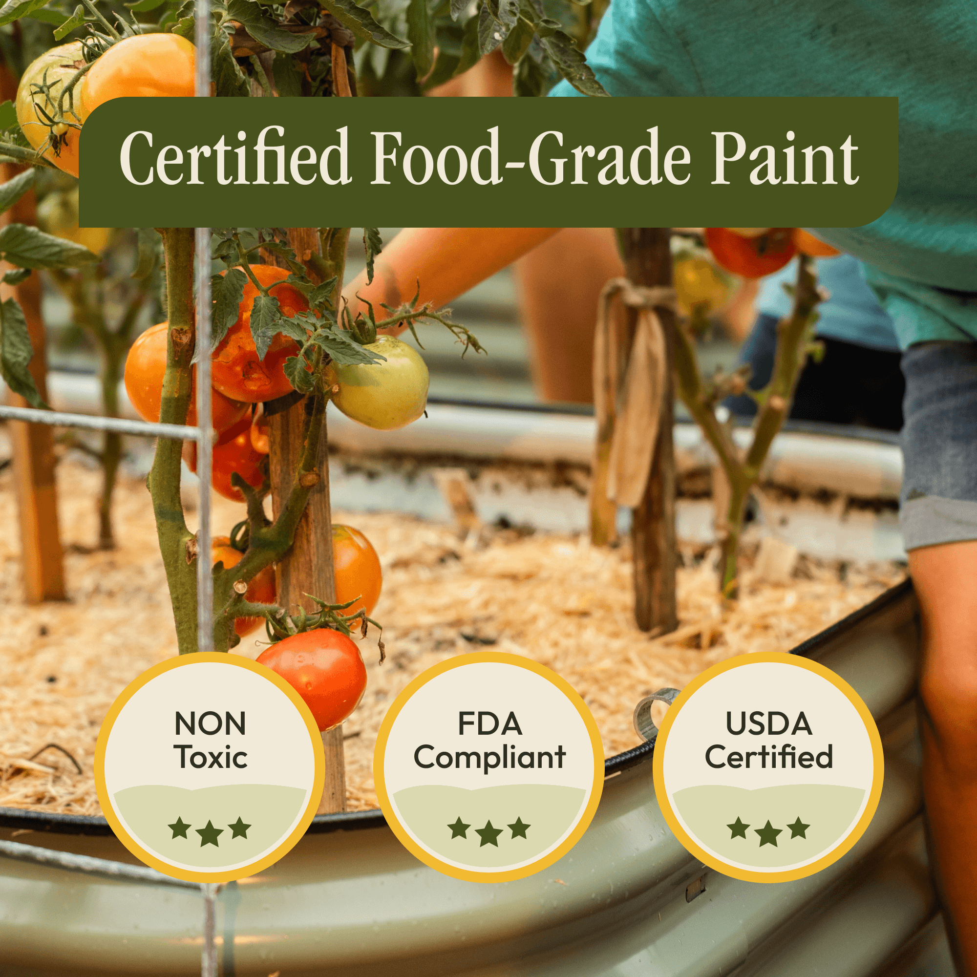 Gro-Rite "No Tools Needed" Premium Metal Raised Garden Bed Kit